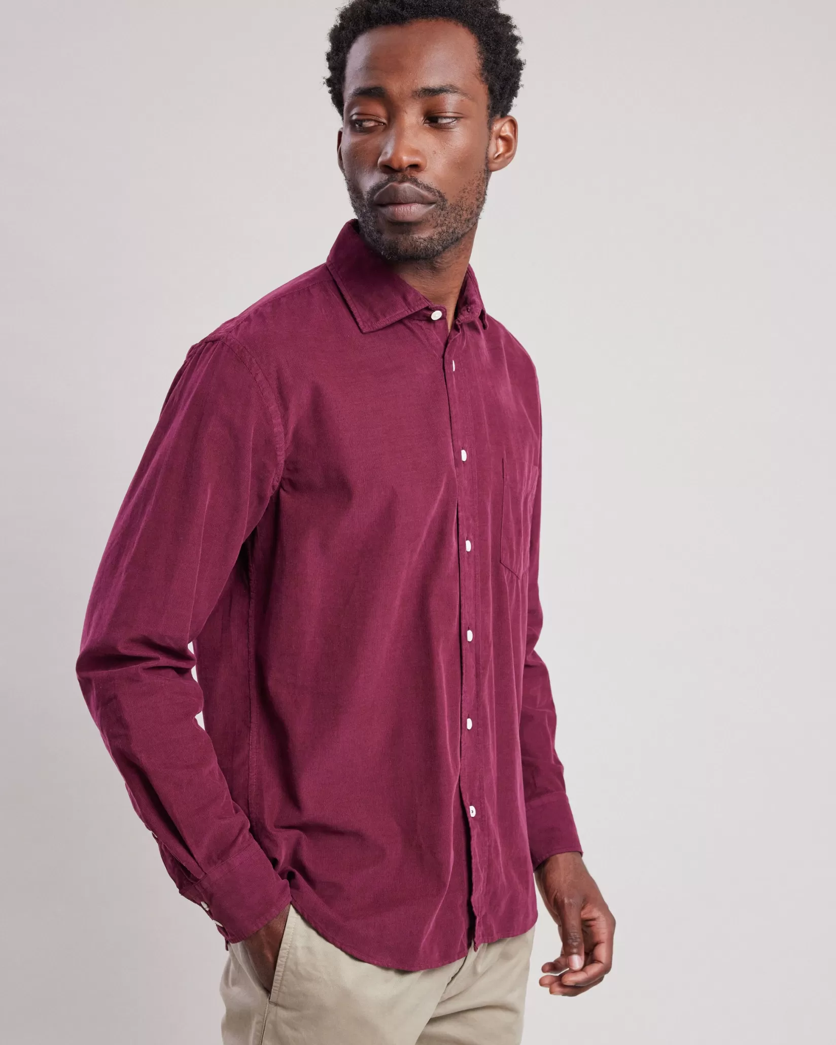 Hartford Regular Shirts | Corduroy Shirts<Paul Shirt
